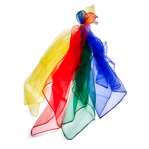 Henrys Juggling Scarves 65x65cm Set of 4 Beach 100% PA