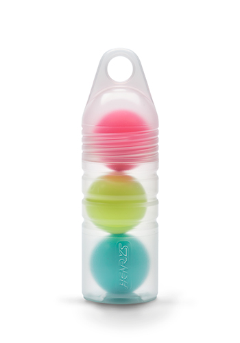 Henrys HiX-Ball S (Sand) 62mm Set K4 pink/türkis/gelb