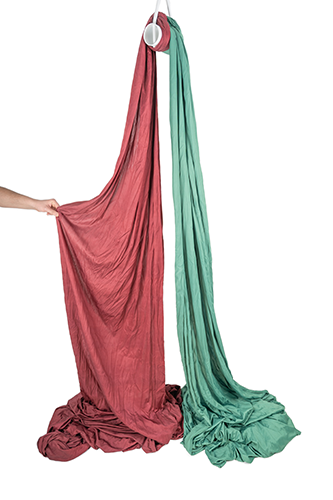 Vertikaltuch Premium Spezial-Druck - maroon / grün
beidseitig digital bedruckt, 150cm Breit