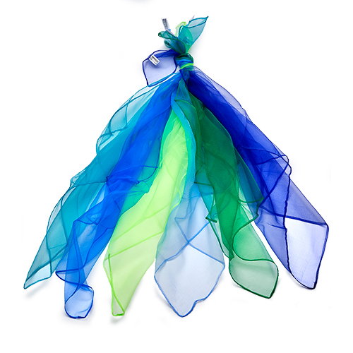Henrys Juggling Scarves 65x65cm Set Water 100% PA