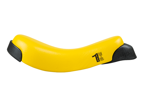 QU-AX Einradsattel Luxus gelb