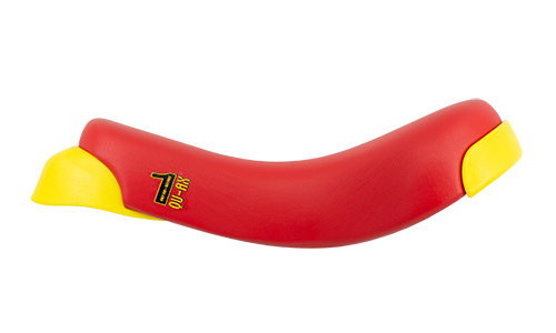 QU-AX Einradsattel Luxus rot