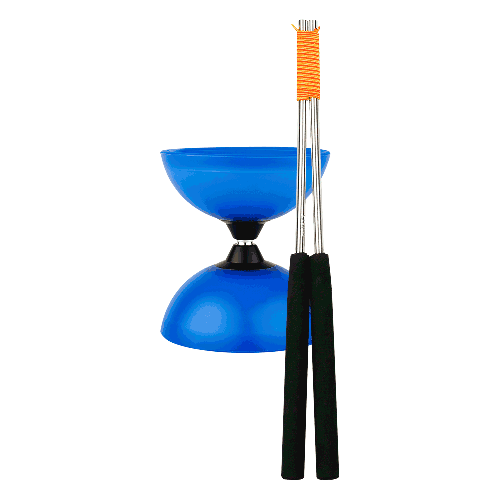 Henrys Diabolo Vision mit farbigen Alu-Handstäben