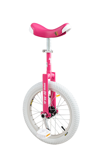 Unicycle QU-AX Luxus 305mm (16") pink