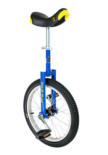 Einrad QU-AX Luxus 355mm (18") blau