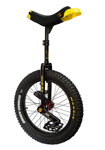 Einrad QU-AX Muni 387mm (19") Q-Axle schwarz
