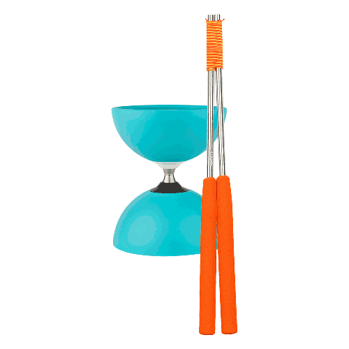 Henrys Diabolo Circus Free with coloured alu handsticks
