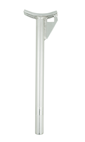 QU-AX Sattelstütze 25,4mm x 350mm Alu Gusset silber