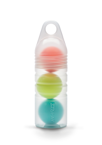 Henrys HiX-Ball S (Sand) 62mm Set K3 türkis/gelb/orange
