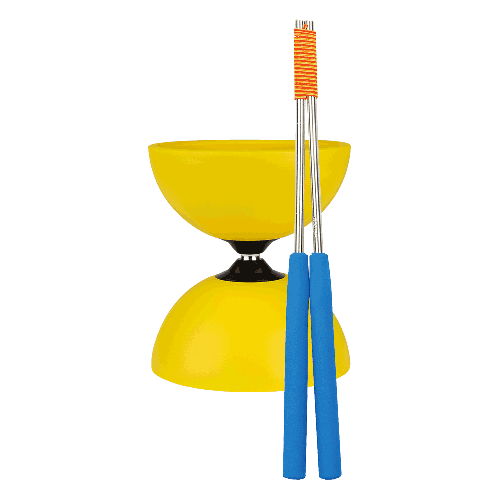 Henrys Diabolo Circus with coloured alu handsticks
