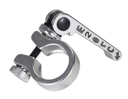 QU-AX Schnellspanner 28,6mm silber