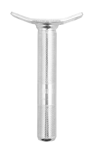 QU-AX Sattelstütze 25,4mm x 150mm Stahl, silber