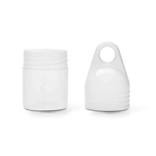 Henrys Tube kurz (Ø 7cm x 13cm)
Dose mit Schraubverschluß für z. B. 1 Ball