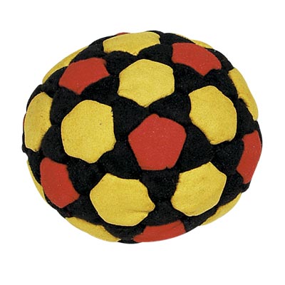 Footbag 92 panels, plastic granulate