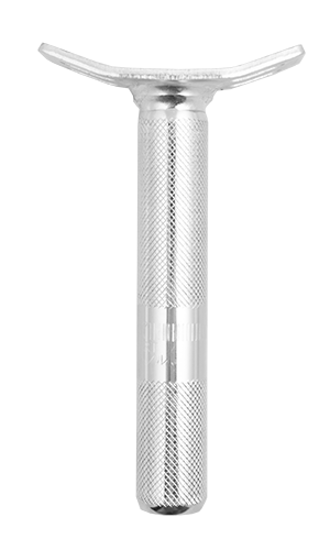 QU-AX Sattelstütze 25,4mm x 150mm Stahl, silber