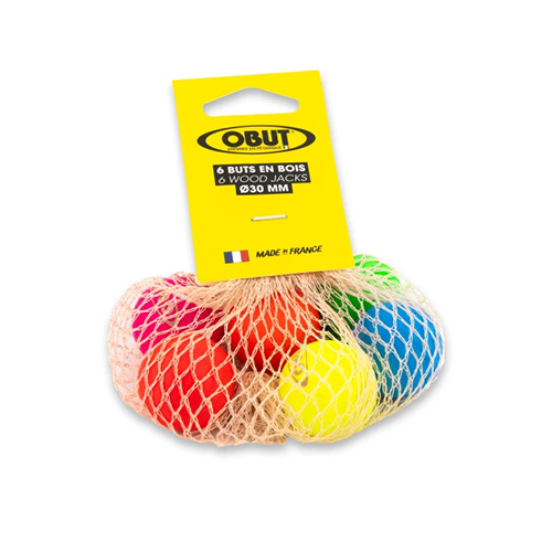 Obut - Zielkugel 6er-Set fluo